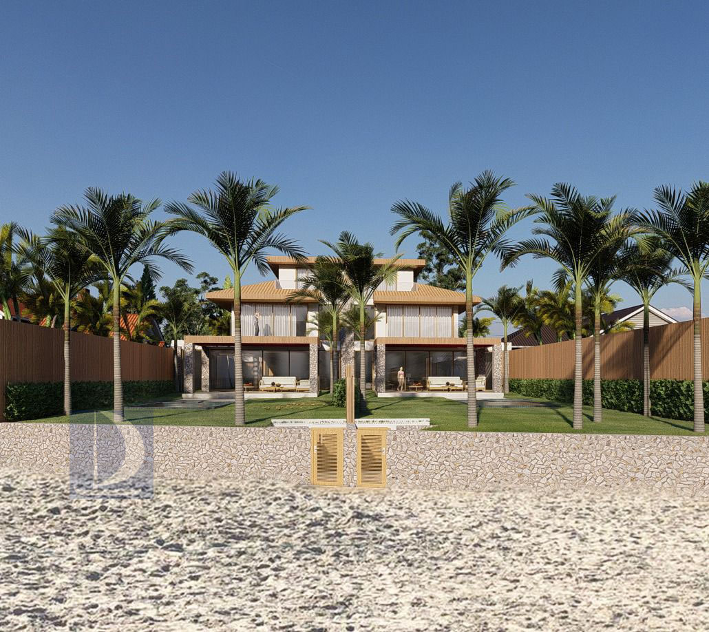 Fachada Frente ao mar perspectiva 