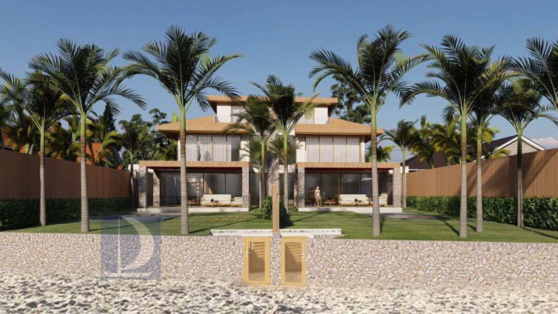 Fachada Frente ao mar perspectiva 