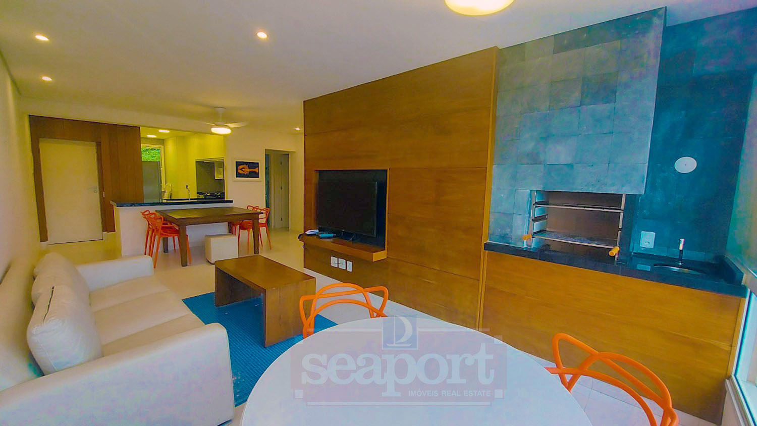 Sala de estar e espaÃ§o Gourmet 