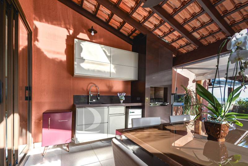 Varanda e espaço gourmet 