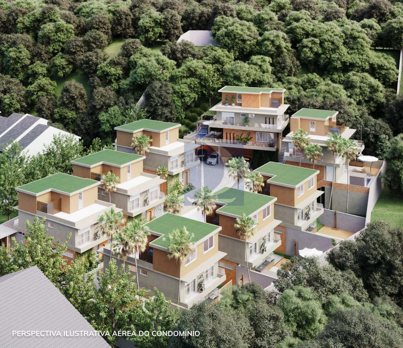 Perspectiva ilustrativa da área comum 