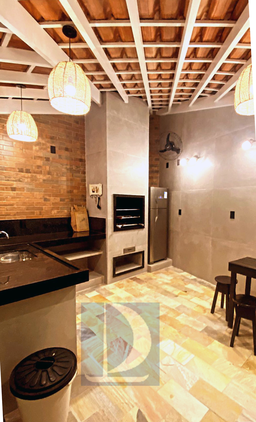 Varanda e churrasqueira 