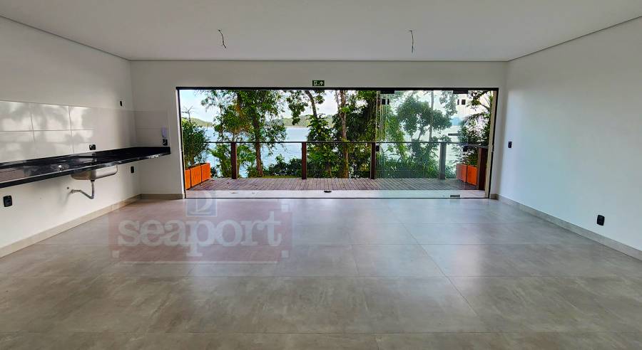 Sala integrada com a cozinha 