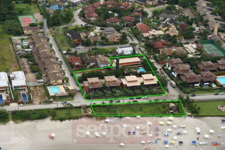 Localização do condomínio Frente ao Mar