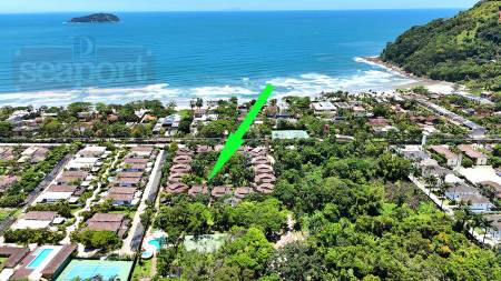 Localização da casa no condomínio 