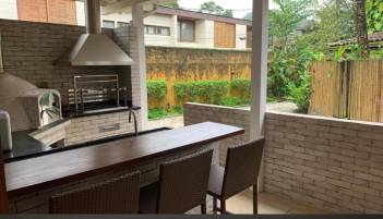 Varanda e espaço gourmet 