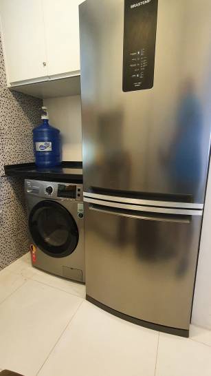 Geladeira 465Litros, lavadora e secadora, refil Ã¡gua mineral 20 litos