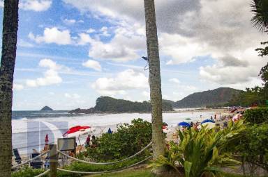 Jardim frente ao mar