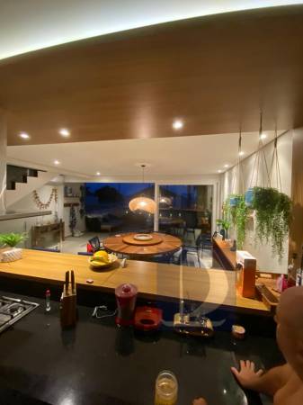 Cozinha Vista Varanda Frente ao Mar 