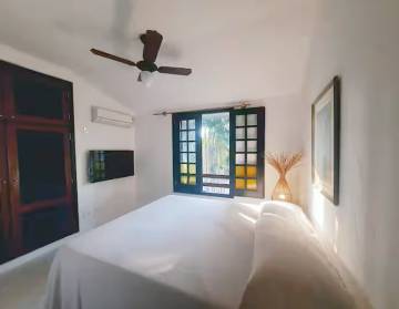 Suíte1, com tv, ar condicionado e ventilador