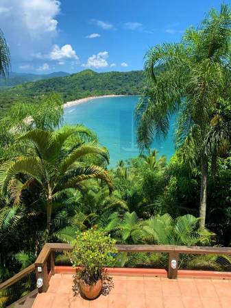 Varanda com vista panorÃ¢mica 