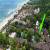 Localização da casa e do condomínio frente ao mar